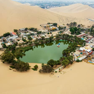 Vista de la Isla Ballestas en el tour de Lima a Paracas y Huacachina